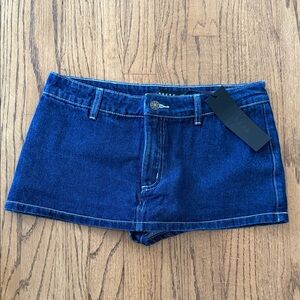Lioness Dark Blue Denim Skirt